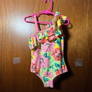Kanu brand size 6 floral bathing suit (girls)